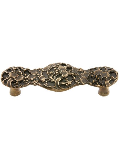 Ginkgo Leaf Drawer Pull - 3inch Center to Center.